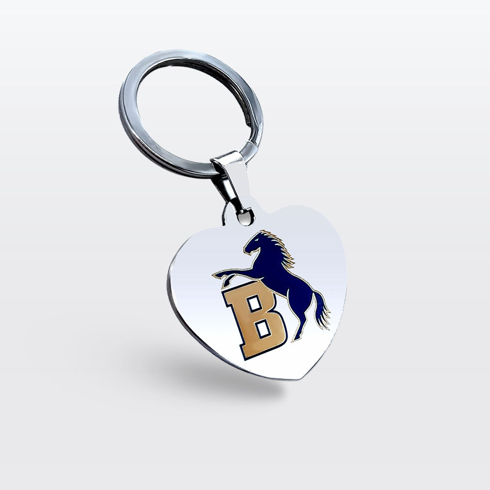 Brumbies A&C Heart Key Ring / Bag Tag 2