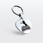 Brumbies A&C Heart Key Ring / Bag Tag 1 with Club Logo