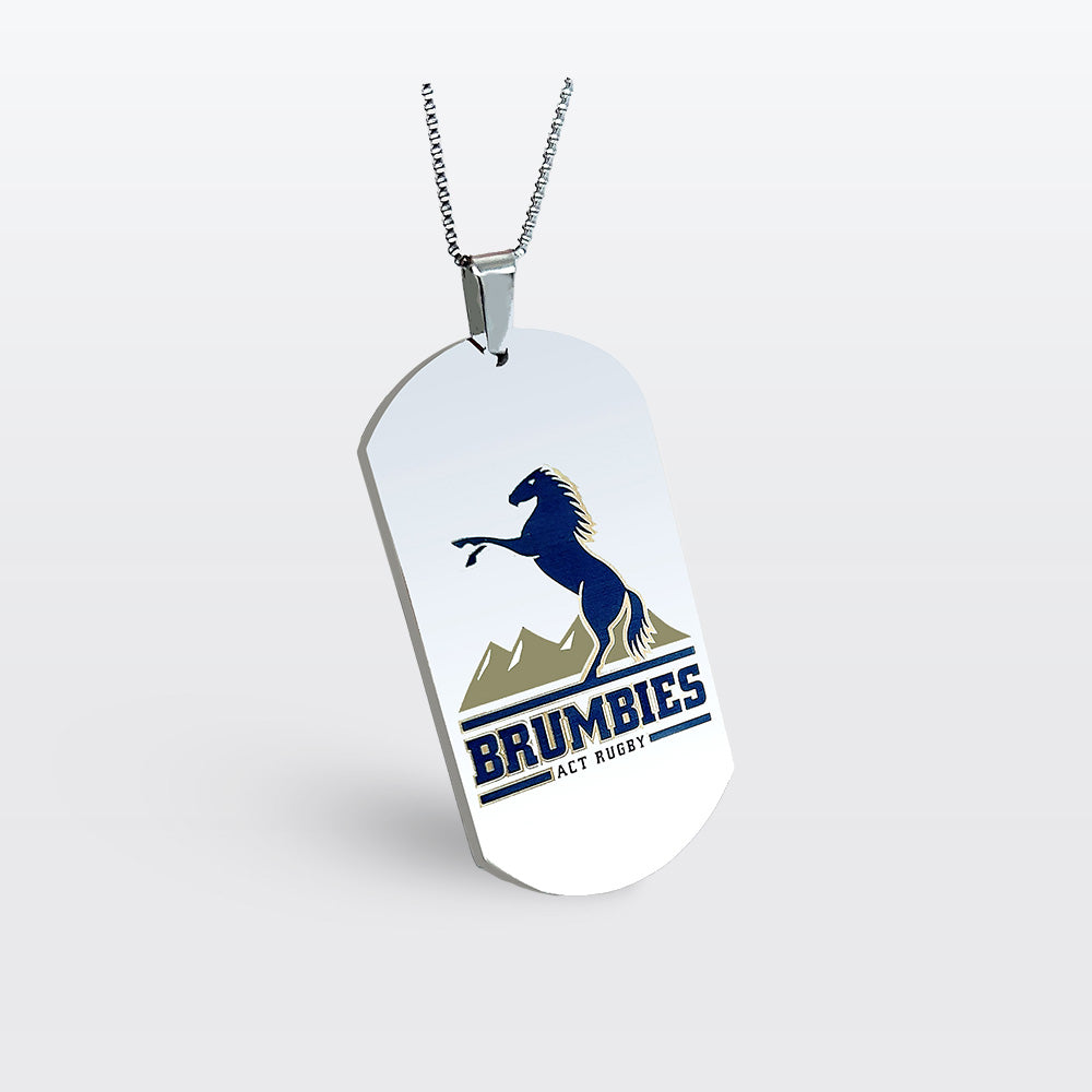 Brumbies A&C Pendant with 55 cm chain