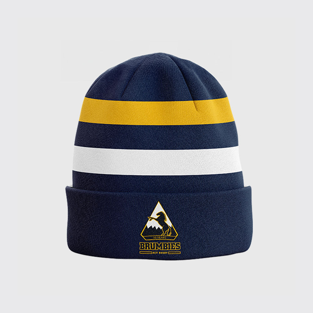 Brumbies 2026 Striped Beanie