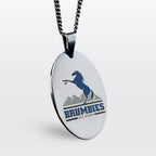 Brumbies A&C Oval Pendant with 50 cm chain
