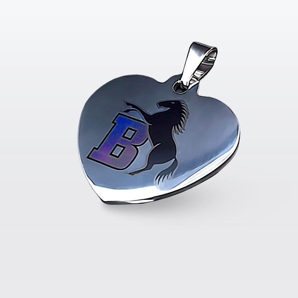 Brumbies A&C Heart Key Ring / Bag Tag 2