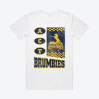 Brumbies 2026 Adults White Supporter Tee