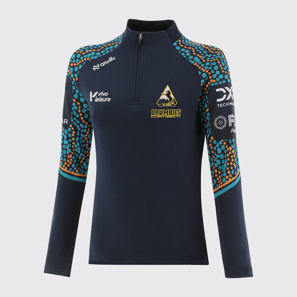Brumbies 2026 Womens Half Zip Top