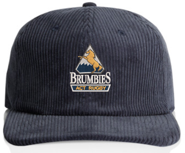 Retro Cord Cap Petrol Blue