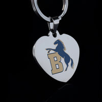 Load image into Gallery viewer, A&amp;C Heart Key Ring / Bag Tag 2
